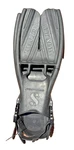Scubapro Twin Jet Open Heel Diving Split Fins - Black (size Xl). Fixed Price $67.50.