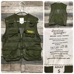 Junior Ranger Vest Adult Small Green Mesh National Park Camping M8. Fixed Price $24.99.