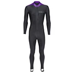Used Neosport Unisex Full Body Skin Suit Black / Lavender X-large. Fixed Price $50.95.