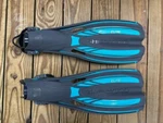 Sherwood Elite Fins Size 7-8 (small). Fixed Price $50.00.
