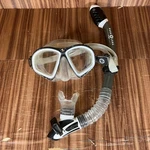 Aqua Lung Sport Snorkel & Mask Set Dual Lens Tempered Glass Silicone Adult Purge. Fixed Price $26.99.
