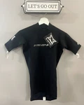 Neosport Xspan Mens Neoprene Short Sleeve Top, Black Size. Fixed Price $29.95.