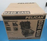 Pelican 0340 Cube Case With Wheels Exterior Dim 20.50" 19.25" - Black. Fixed Price $250.00.