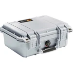 Pelican 1400 Watertight Hard Case Without Foam Insert - Silver. Fixed Price $113.61.