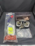 Used Tusa Sport Adult Liberator Mask And Snorkel Combo - Clear Blue. Fixed Price $30.00.