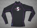 Scubapro Women T-flex Long-sleeve Rash Shirt Guard Upf 80 Black Size Xs. Fixed Price $25.00.
