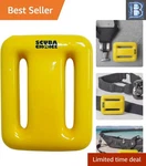 Vibrant Yellow Diving Weights - 2.3LB For Precise Buoyancy Control & Stability. Fixed Price $34.99.