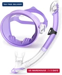 Water Space Snorkeling Gear For Adults Women Youth,snorkel Mask Dry-top. Fixed Price $42.17.