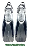 Aqualung Phazer - Dive Fins, Black Size Large. Fixed Price $119.99.