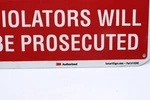 Smart Sign Private Property Drive Keep Out Violators Will Be Prosecuted. Fixed Price $19.61.