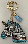 New Unicorn Key Chain Sparkling Crystals Free Usa Shipping. Fixed Price $7.95.