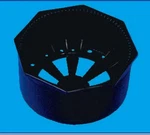 Trident Plastic Boots, Black, Hex Rim For 8" Steel Tanks, Round Bottom. Fixed Price $43.95.