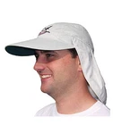 Large Brim Scuba Dive Hat Cap W/ Removable Back Flap. Fixed Price $30.95.