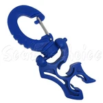 Scuba Diving Double Hose Holder With Clip, Blue. Fixed Price $6.99.