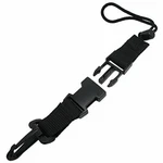 Scuba Diving Dive Black Lanyard Clip W/ Webbing Strap Quick Release Buckle. Fixed Price $8.99.