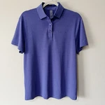 Outdoor Voices Women's Birdie Polo Oceanic Purple Short Sleeve Shirt Size Small. Fixed Price $25.00.