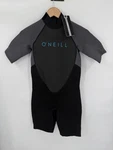 New O'neill Wetsuit Youth Reactor Ii 2MM Back Zip S/s Spring Size 14. Fixed Price $53.99.