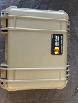 Pelican 1400 Watertight Hard Case With Foam Insert - Desert Tan. Fixed Price $95.00.