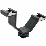 Opteka VB-20 Heavy Duty Video Light/microphone Dual Cold Shoe Splitter Bracket. Fixed Price $9.95.