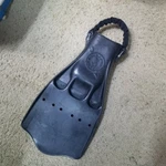 Set Scubapro Jet Fin With Spring Heel Straps Black Size Medium Euc Diving. Fixed Price $150.00.