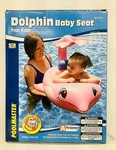 Poolmaster 81559 Learn-to-swim Preswimmer Dolphin Baby Seat Float With Shade Top. Fixed Price $32.99.