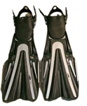 Mares Volo Power Open Heel Fins Din 7876 B, Made Bulgaria, Regular. Fixed Price $82.00.