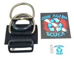 Scuba Max Diving Weight Belt Keeper With D-ring Kit 2". Fixed Price $9.95.