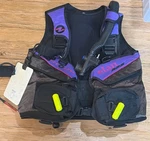 Aqua Lung Elan Rds Scuba Diving Bcd Vest Medium Black Purple Weight Integrated. Fixed Price $69.99.