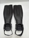 Cressi Pro Light Open Heel Scuba Dive Fins - Black, Size: Medium/large. Fixed Price $40.00.