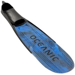 Oceanic Predator Free Dive Long Blade Full-foot Fins, Blue Camo, 7-7.5. Fixed Price $134.95.