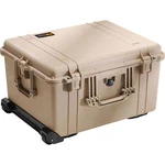 Pelican 1620 Watertight Hard Case Wheels Without Foam, Desert Tan. Fixed Price $319.95.