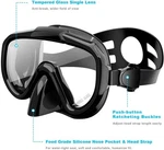 Zipoute Dry Top Snorkeling Gear For Adults Panoramic Anti-leak Black. Fixed Price $31.14.