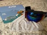 Exp Vision Ski Goggles Unisex Adult 400 Uv Protection Anti-fog Otg Blue Rainbow. Fixed Price $15.00.