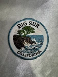 Big Sur California Iron Embroidered Patch Cypress Tree Pacific Coast Travel. Fixed Price $7.99.