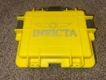 Invicta 3 Slot Watch Collector's Dive Case Shock & Water Proof Yellow Excellent. Fixed Price $40.00.