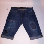 Fourth Of November Mens Denim Shorts Blue Destroyed Patch Frayed. Fixed Price $35.99.