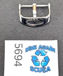 Stainless Steel Buckle Oceanic Geo Atom 2 3 F.10 Scuba Dive Wrist Watch Strap. Fixed Price $9.95.