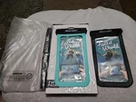 Two Pack Hiearcool Waterproof Phone Pouch Dry Underwater Beach Lake Ocean. Fixed Price $7.99.