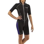 Cressi Lido Women L/4 2MM Shorty Wetsuit Black Purple Snorkel Scuba Gear. Fixed Price $29.00.
