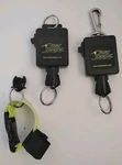 Gear Keeper Scuba Equipment Holder Retractable With Snap Clip Lot Of 2 - Usa. Fixed Price $44.99.