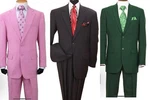 Men Formal Regular Fit Suit Piece Two Button Jacket & Pants 702P. Fixed Price $65.99.