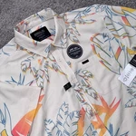 O'neill Trvlr Upf Traverse Slub Shirt Mens Stretch Tropical Cream Large New. Fixed Price $29.99.