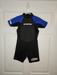 Hyperflex Access 2MM Wetsuit Spring Youth Size 6 Black Neoprene Back Zip. Fixed Price $23.87.