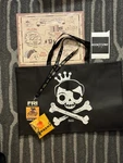 Funko Fundays 2024 Treasure Map Tablecloth Swag Lanyard Badge Light Up Poms. Fixed Price $29.95.