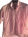 Sunice Large Women Windbreaker Short Sleeve Waterproof Nylon Pink Golf Full Zip. Fixed Price $21.15.