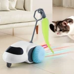 Cat Interactive Smart Toy Car Fun Electric Teaser Stick Dogs Playing Mouse. Fixed Price $7.99.