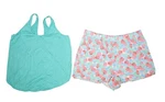 Adore Pajama Set Womens 1X Multicolor Shell Print Cami Shorts Sleepwear. Fixed Price $17.99.