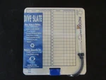 Cetacea Photo Slate W/coil Lanyard & Quick Release Clip - Blue. Fixed Price $25.00.