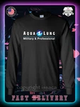 Aqua Lung Us Divers Logo Men's Long Sleeve American Issaca Tees. Fixed Price $25.99.