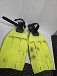 Dacor Turboflex Sp Scuba Diving Fins Small Yellow. Fixed Price $19.99.